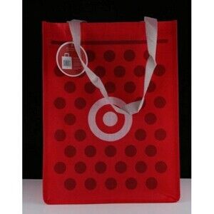 New Target Bullseye Red Reusable Handle Bag 16"